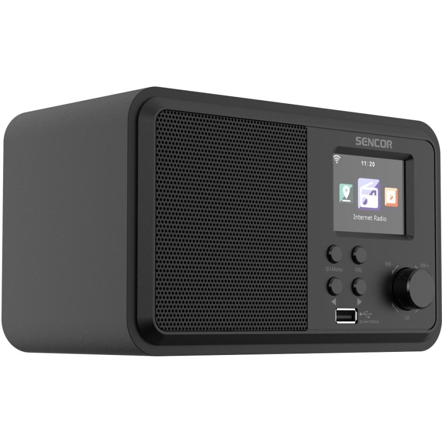 Sencor - Ραδιόφωνο ρεύματος 4W/5V Wi-Fi + τηλεχειριστήριο