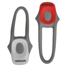 Sencor - ΣΕΤ 2x LED Φακοί ποδηλάτου LED/0,2W/2xCR2025 IP42
