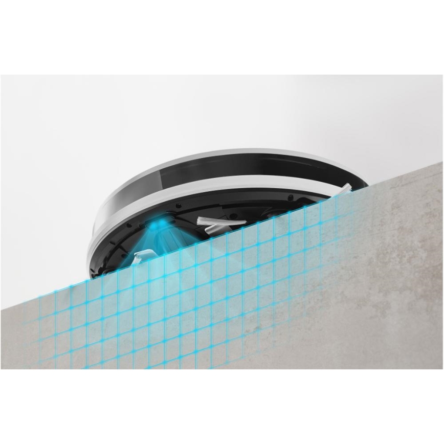 Sencor - Σκούπα ρομπότ με ένα mop 2σε1 28W/2600 mAh Wi-Fi λευκό + τηλεχειριστήριο