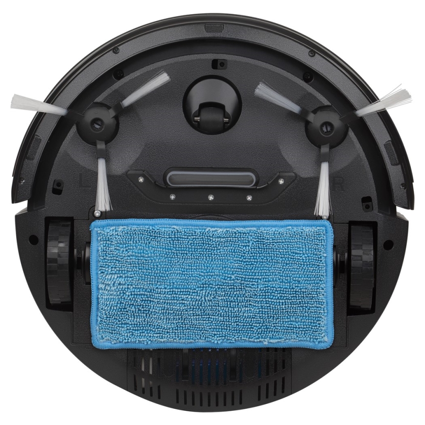 Sencor - Σκούπα ρομπότ με σφουγγαρίστρα 2σε1 15W/14,4V 1500 mAh μαύρο