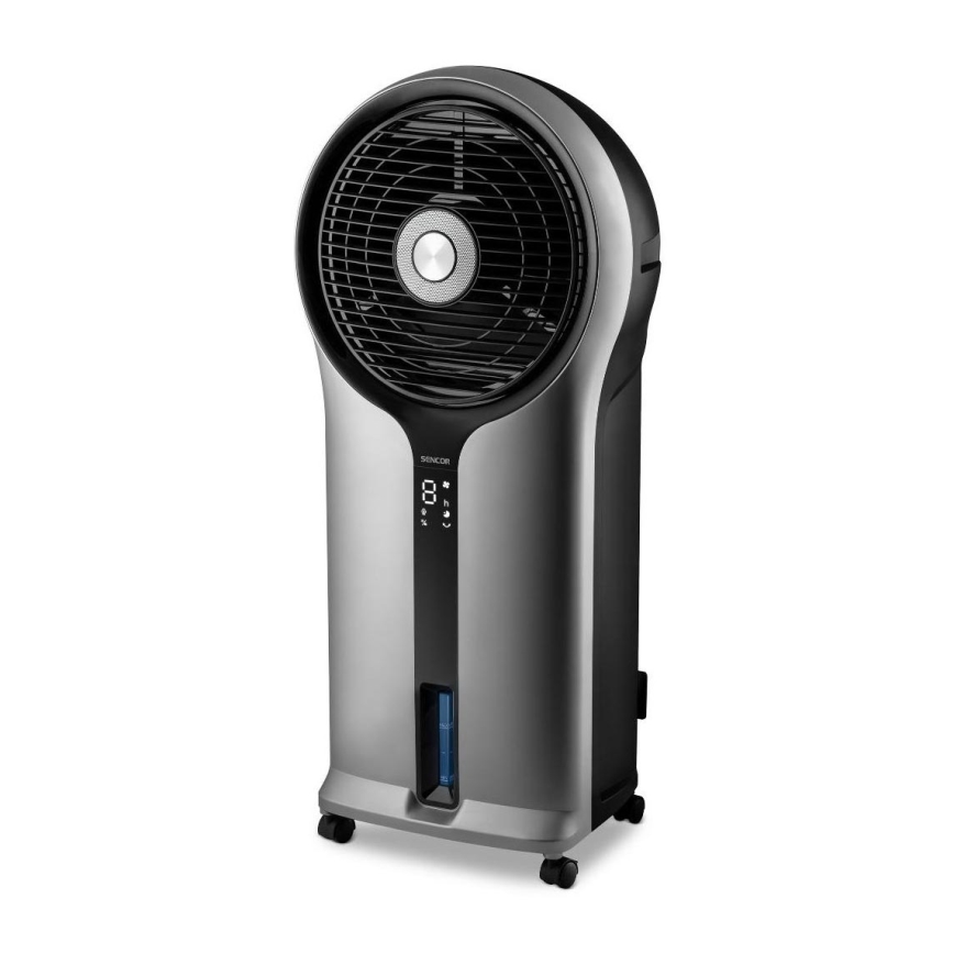 Sencor - Φορητό air cooler 3σε1 110W/230V ασημί/μαύρο + τηλεχειριστήριο