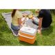 Sencor - Φορητό ψυγείο 22 l 45W/12V πορτοκαλί/λευκό
