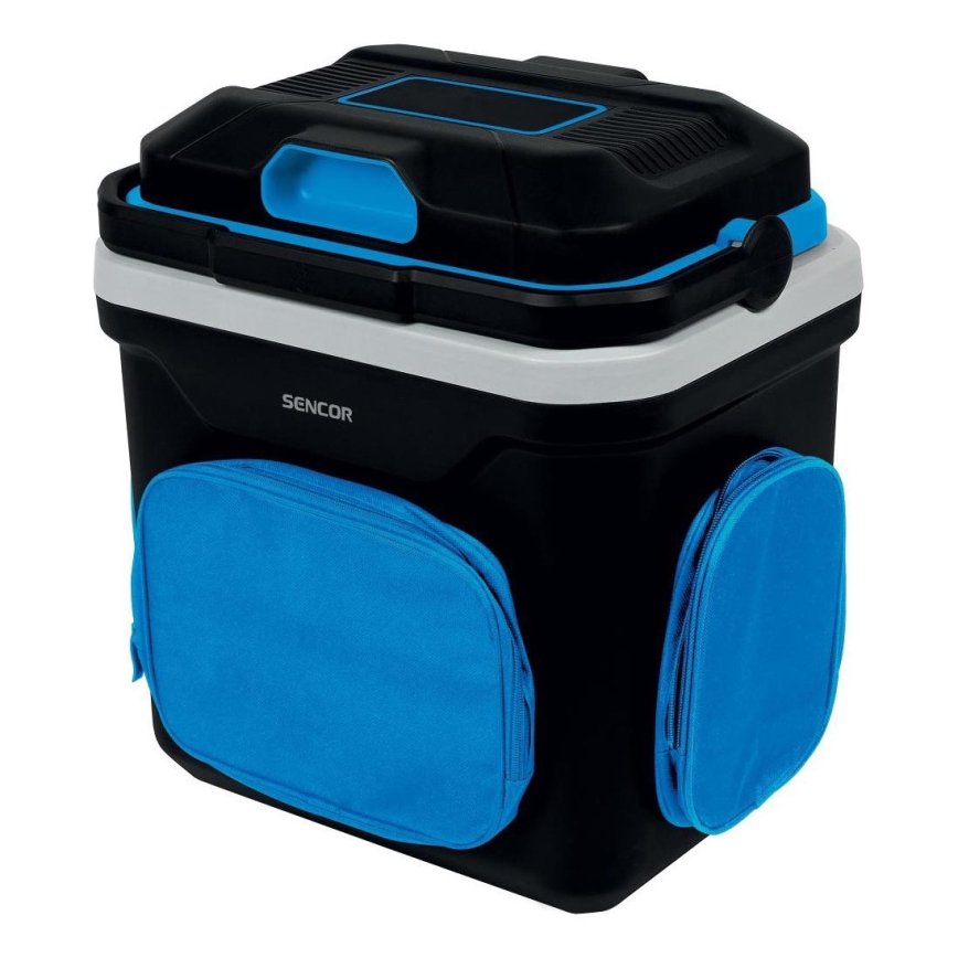 Sencor - Φορητό ψυγείο αυτοκινήτου 24 l 60W/12V/230V μαύρο/μπλε