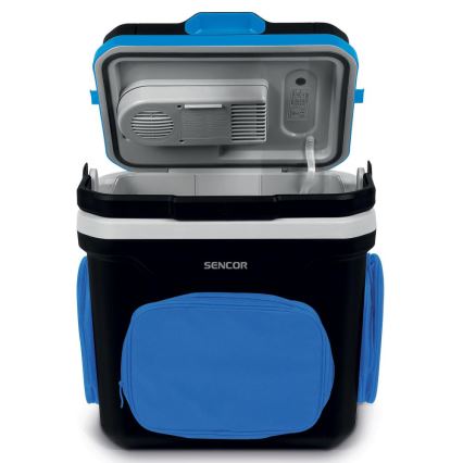 Sencor - Φορητό ψυγείο αυτοκινήτου 24 l 60W/12V/230V μαύρο/μπλε