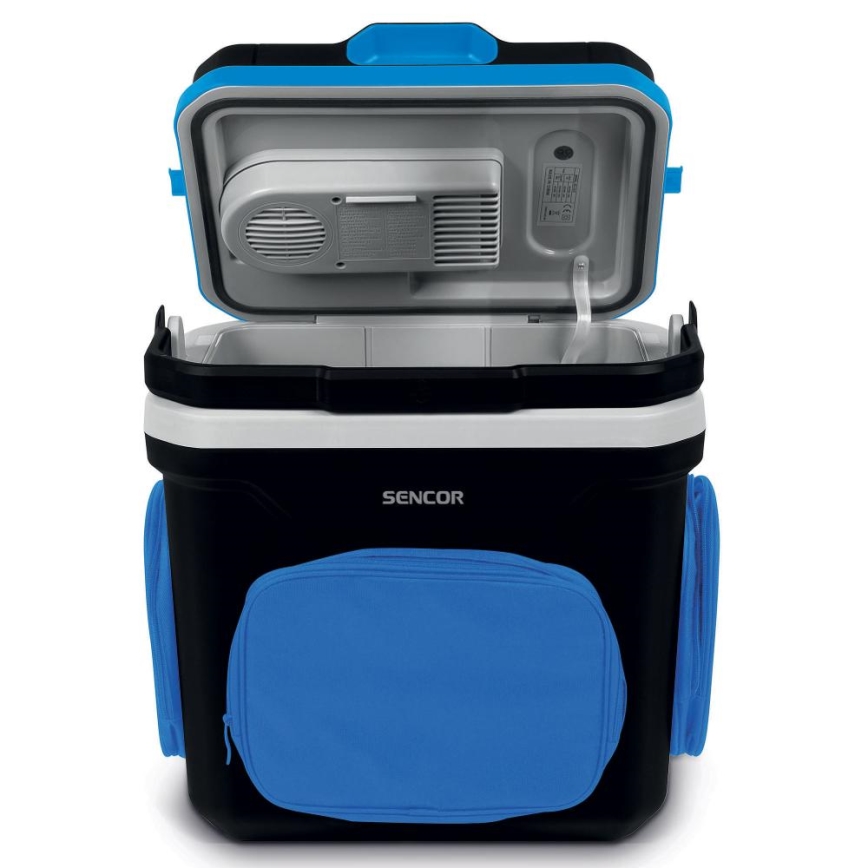 Sencor - Φορητό ψυγείο αυτοκινήτου 24 l 60W/12V/230V μαύρο/μπλε