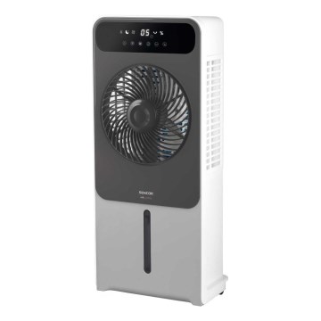 Sencor - Φορητός κλιματιστικός ανεμιστήρας 28W/230V γκρι με τηλεχειριστήριο
