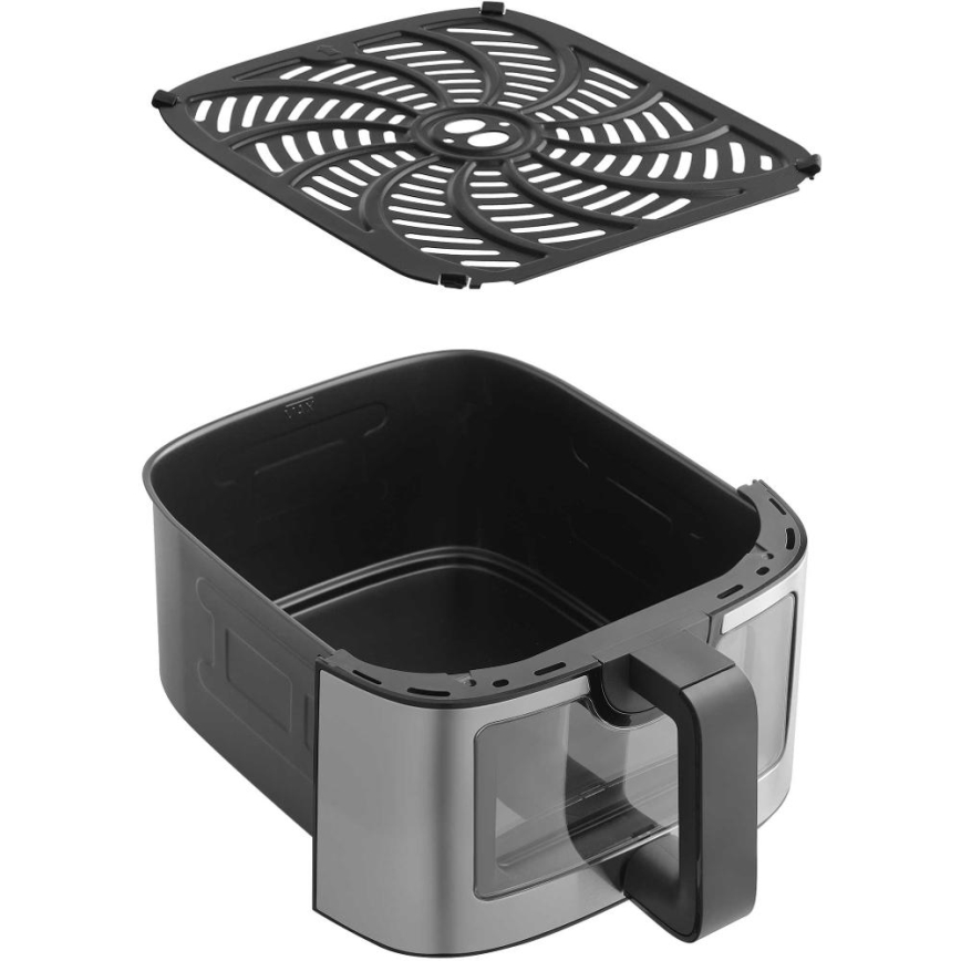 Sencor - Φριτέζα θερμού αέρα 9 l 1700W/230V μαύρο/ματ χρώμιο