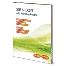 Sencor - Φύλλο πλαστικοποίησης A4 100 τμχ