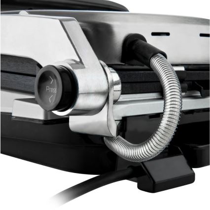 Sencor - Ψησταριά/Γκριλιέρα 2100W/230V ματ χρώμιο