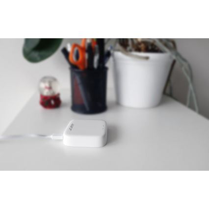 SET 3x Smart θερμοστατικές κεφαλές + smart συσκευή gateway GW1 Wi-Fi Zigbee