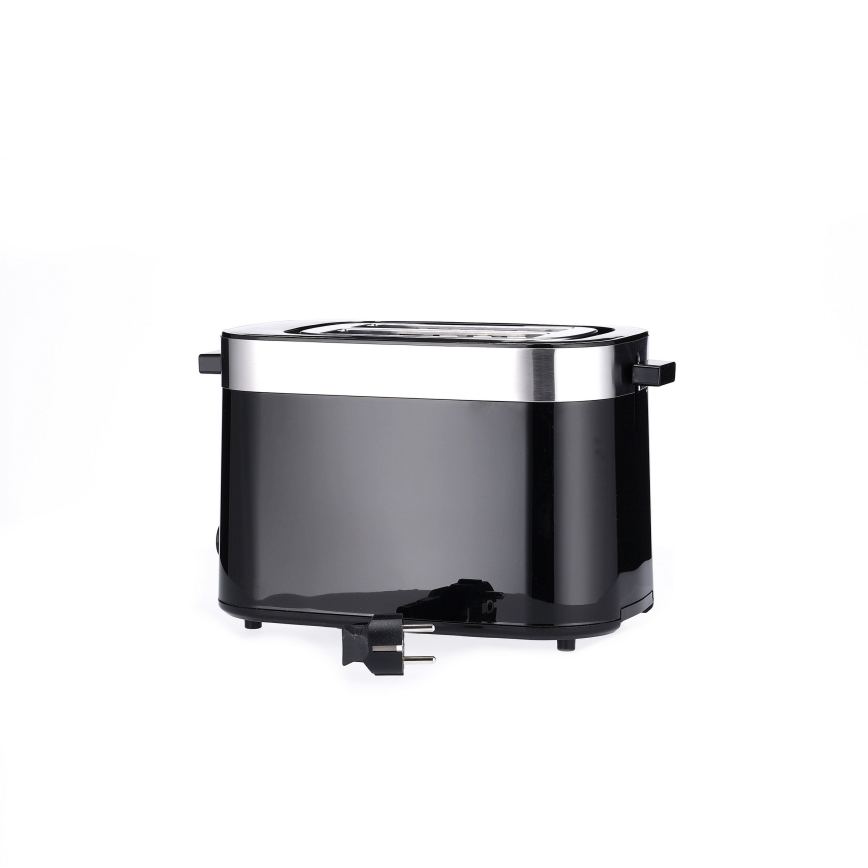 Severin AT 9264 - Φρυγανιέρα για 2 φέτες, 800 W/230 V, ανοξείδωτο ατσάλι/μαύρο