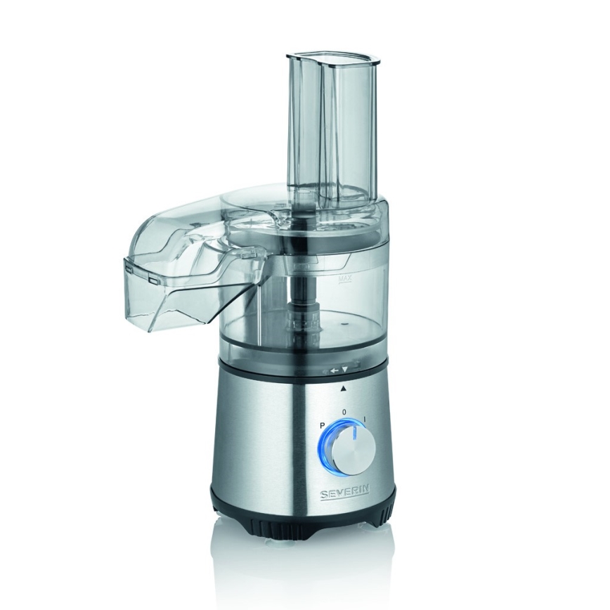 Severin KM 3865 - Ηλεκτρικός ψιλοκόπτης τροφίμων 400W/230V ανοξείδωτο/μαύρο