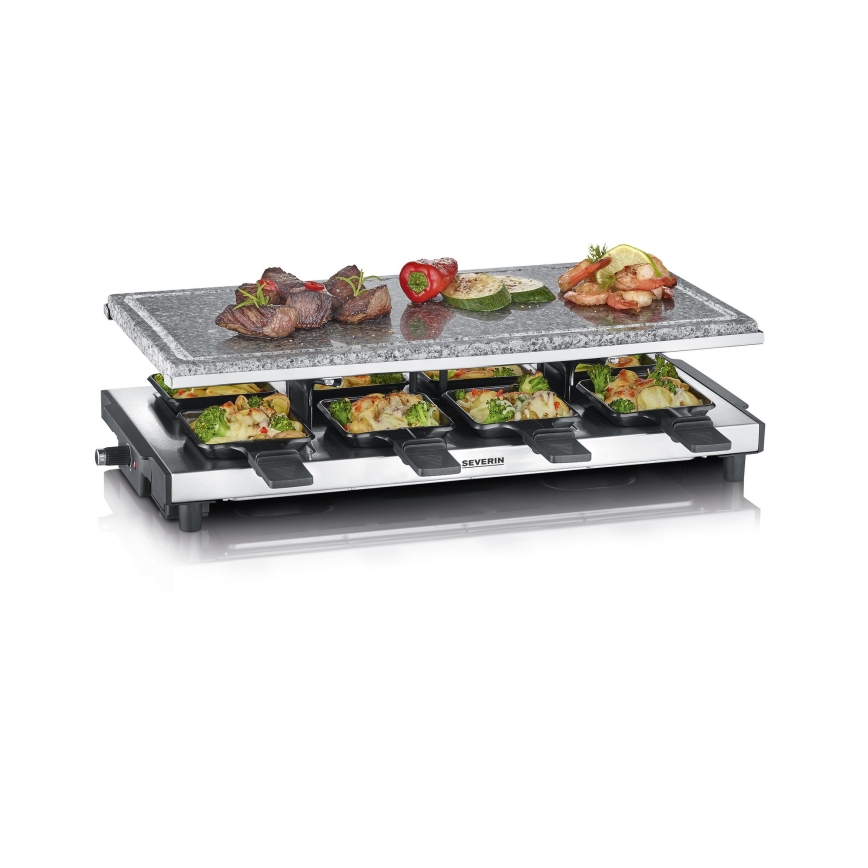 Severin RG 2374 - Raclette ψηστιέρα με πέτρα λάβας 1500W/230V
