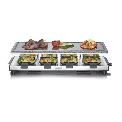 Severin RG 2374 - Raclette ψηστιέρα με πέτρα λάβας 1500W/230V