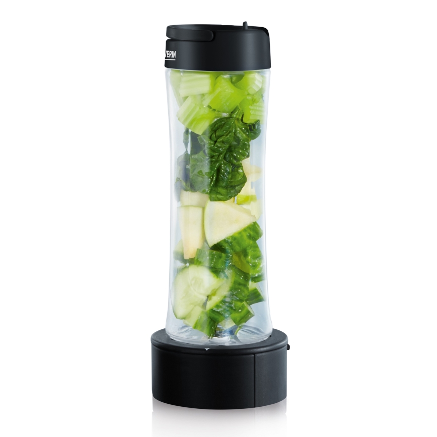 Severin SM 3737 - Επιτραπέζιο μπλέντερ 1 L 500W/230V από ανοξείδωτο ατσάλι/μαύρο