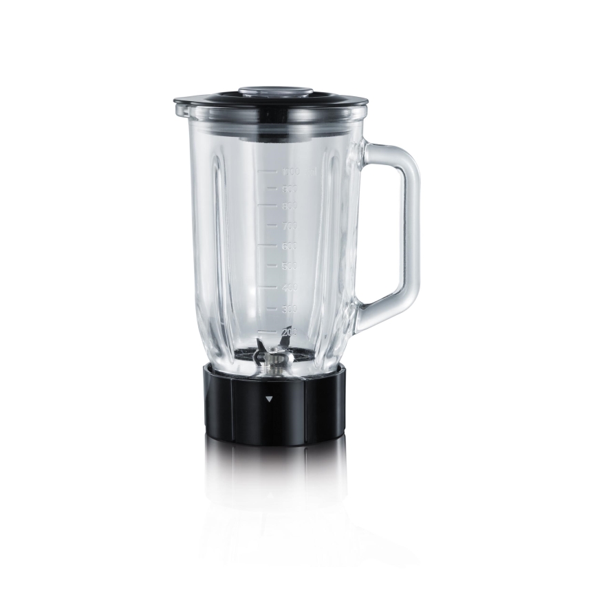 Severin SM 3737 - Επιτραπέζιο μπλέντερ 1 l 500W/230V ανοξείδωτο/μαύρο