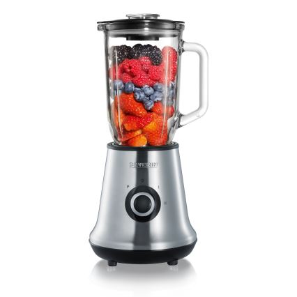 Severin SM 3737 - Επιτραπέζιο μπλέντερ 1 l 500W/230V ανοξείδωτο/μαύρο