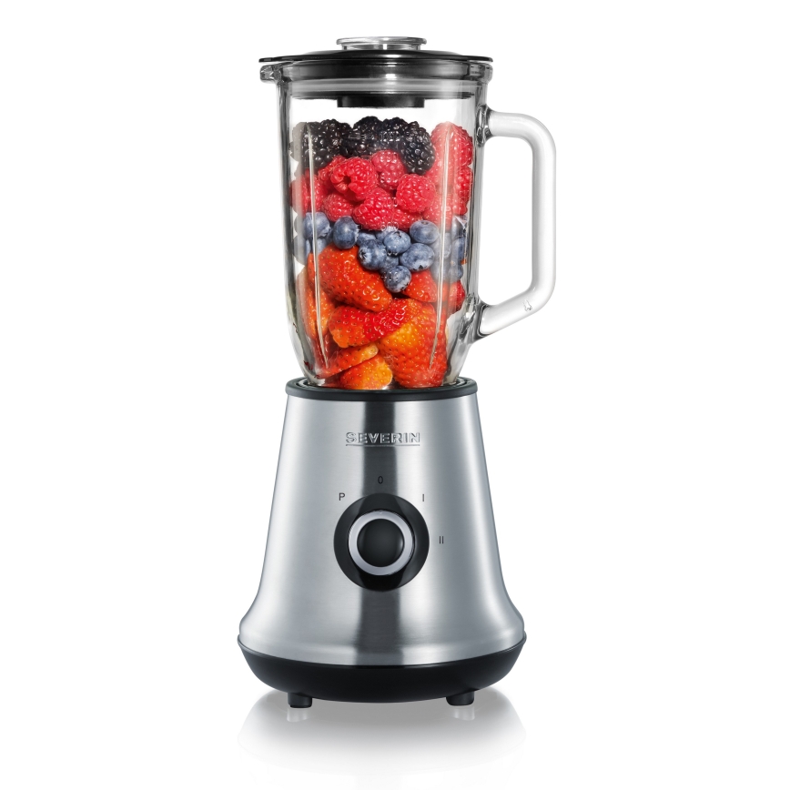 Severin SM 3737 - Επιτραπέζιο μπλέντερ 1 l 500W/230V ανοξείδωτο/μαύρο