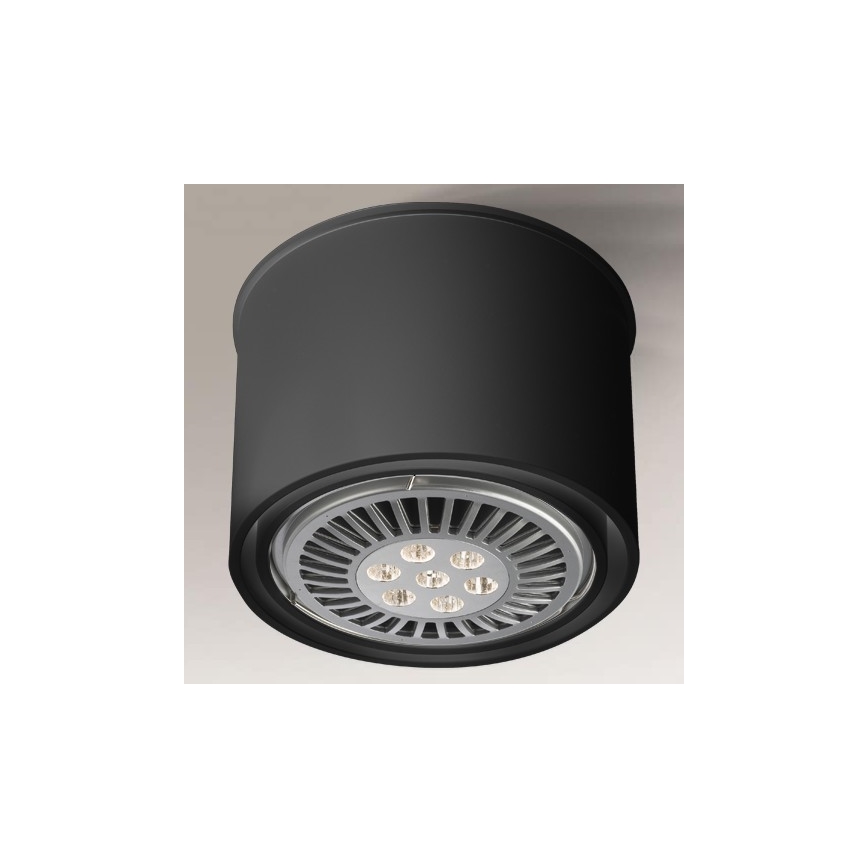 Shilo - Σποτ 1xGU10/15W/230V μαύρο