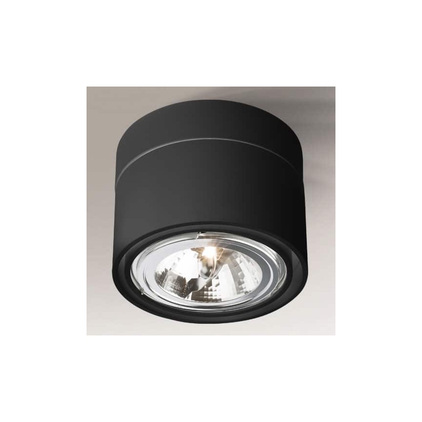 Shilo - Σποτ 1xGU10/15W/230V μαύρο