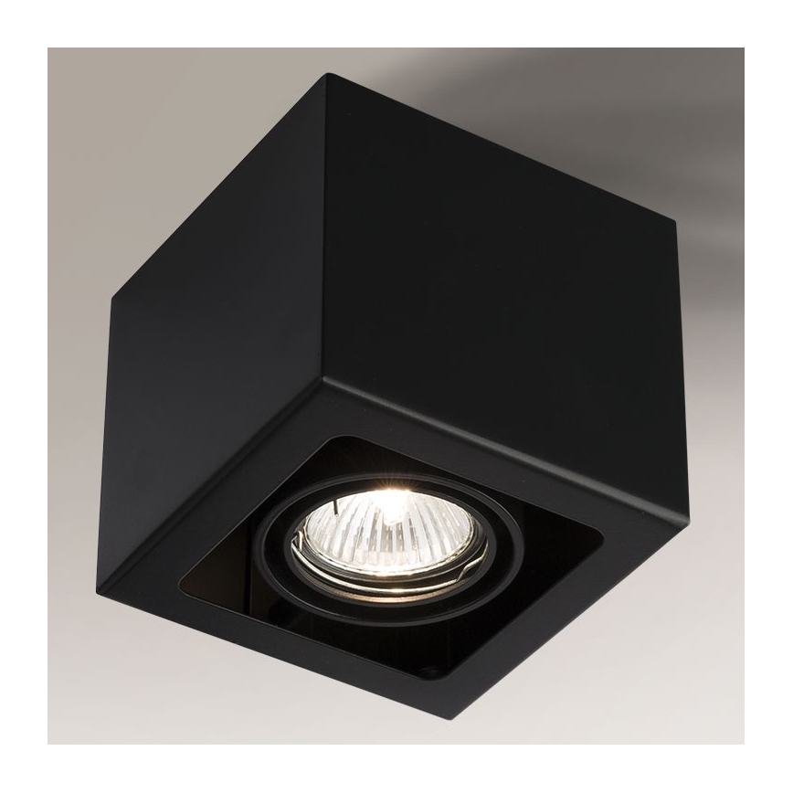 Shilo - Σποτ 1xGU10/15W/230V μαύρο