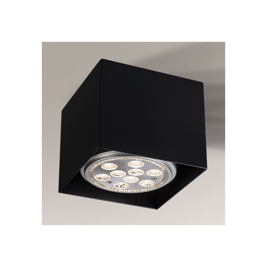Shilo - Σποτ 1xGU10/15W/230V μαύρο