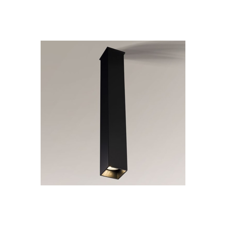 Shilo - Φωτιστικό οροφής 1xGU10/15W/230V μαύρο