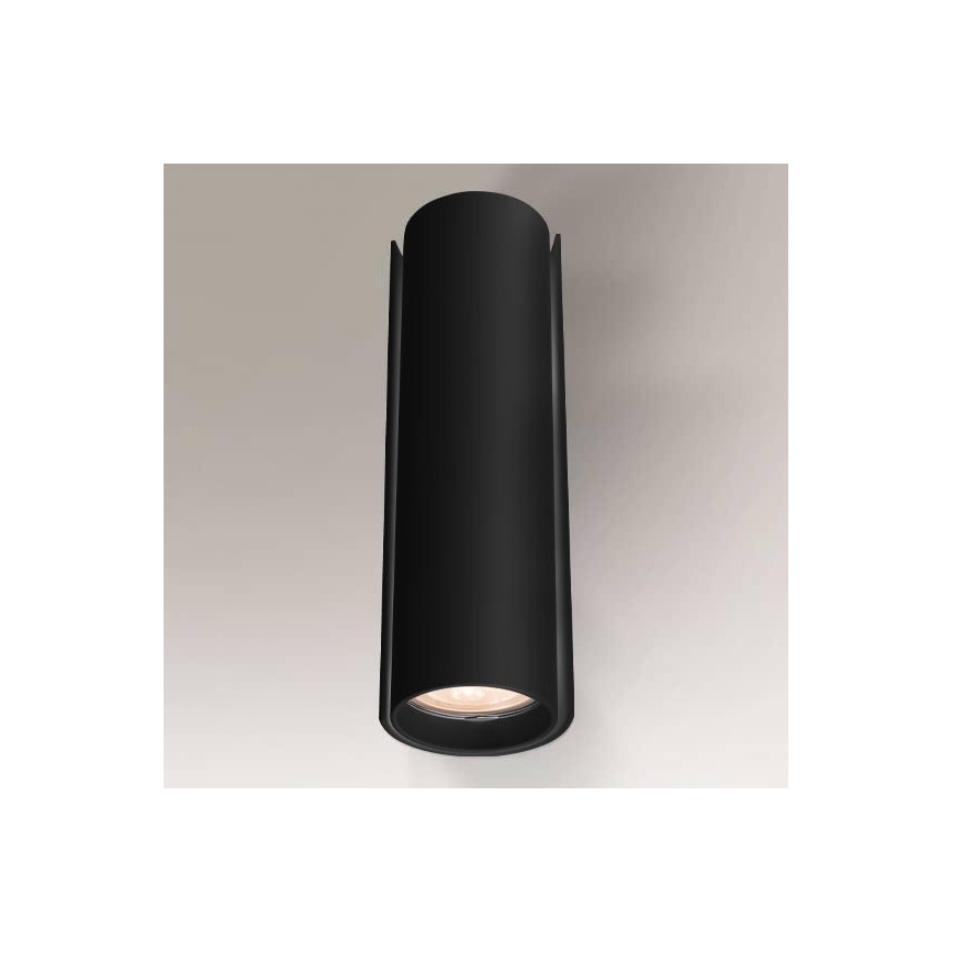 Shilo - Φωτιστικό τοίχου 2xGU10/15W/230V μαύρο