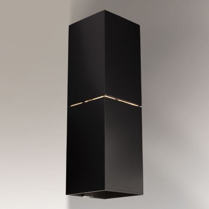 Shilo - Φωτιστικό τοίχου 1xG9/10W/230V μαύρο