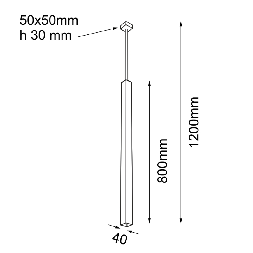 Shilo  - Μονόφωτο φωτιστικό οροφής 1xGU10/15W/230V μαύρο