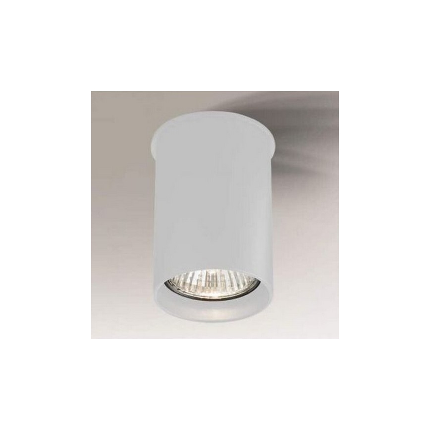 Shilo - Φωτιστικό οροφής 1xGU10/15W/230V 9 cm λευκό