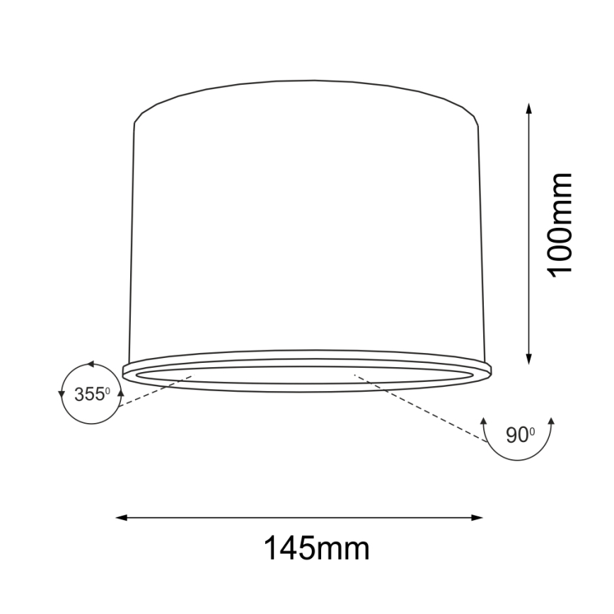 Shilo - Σποτ 1xGU10/15W/230V λευκό