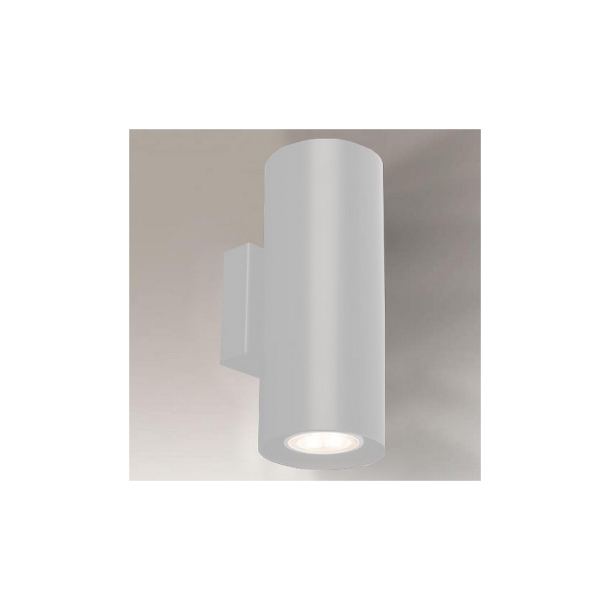 Shilo - Φωτιστικό τοίχου 2xGU10/15W/230V λευκό