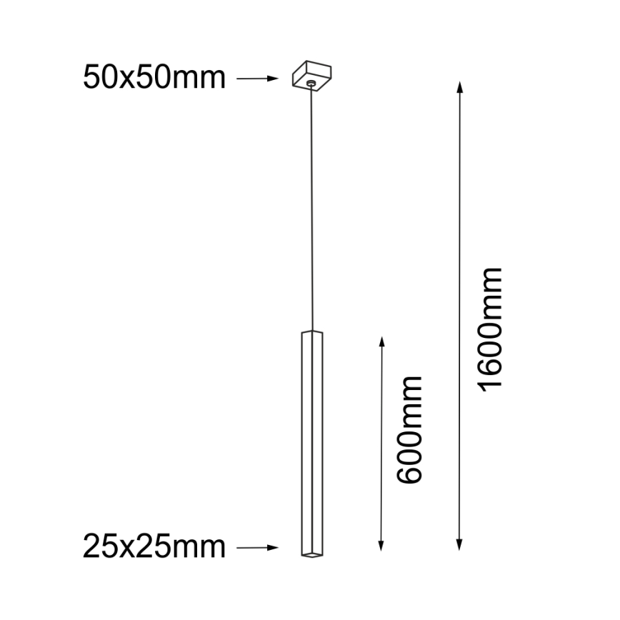 Shilo - Μονόφωτο φωτιστικό οροφής 1xG9/10W/230V