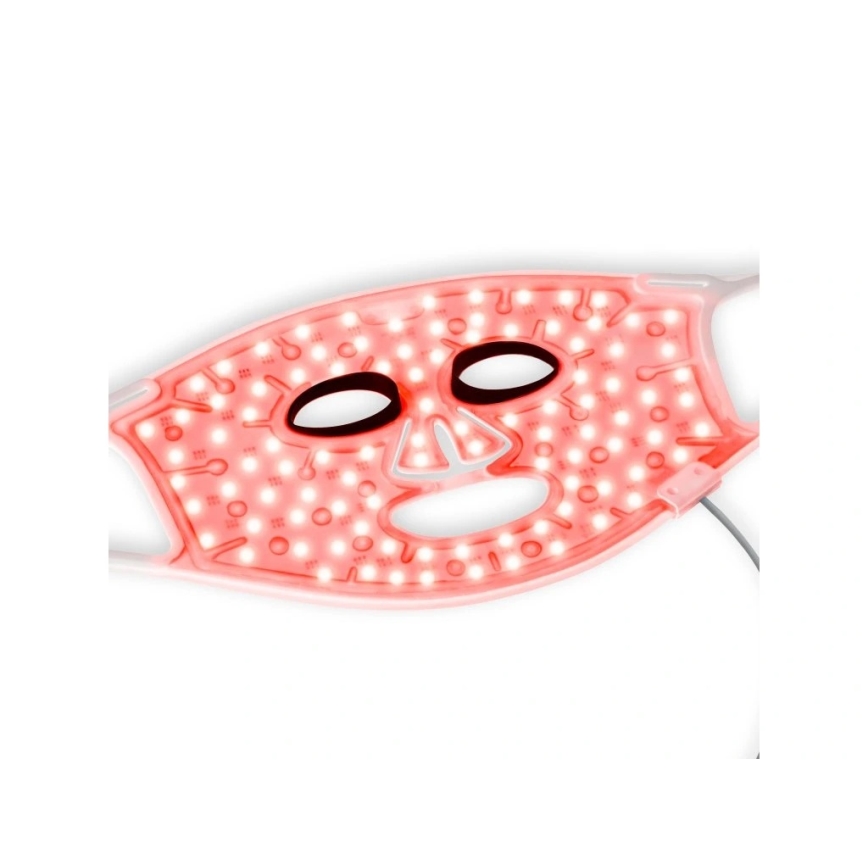Silk’n - LED RGB θεραπευτική μάσκα προσώπου LED/5V 2000 mAh λευκή + τηλεχειριστήριο