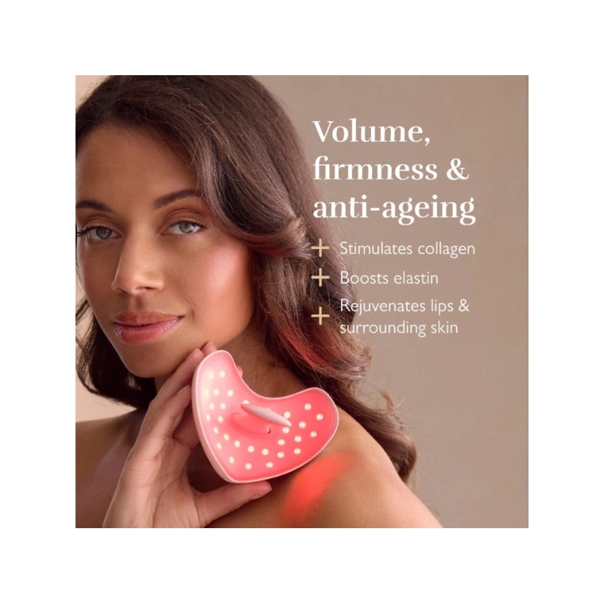 Silk’n - LED θεραπευτική μάσκα για τα χείλη LED/5V 500 mAh μπεζ