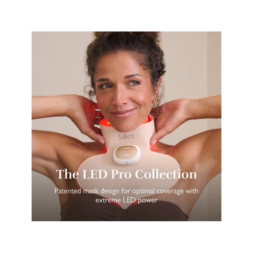 Silk’n - LED Θεραπευτική μάσκα για το στήθος LED/5V μπεζ
