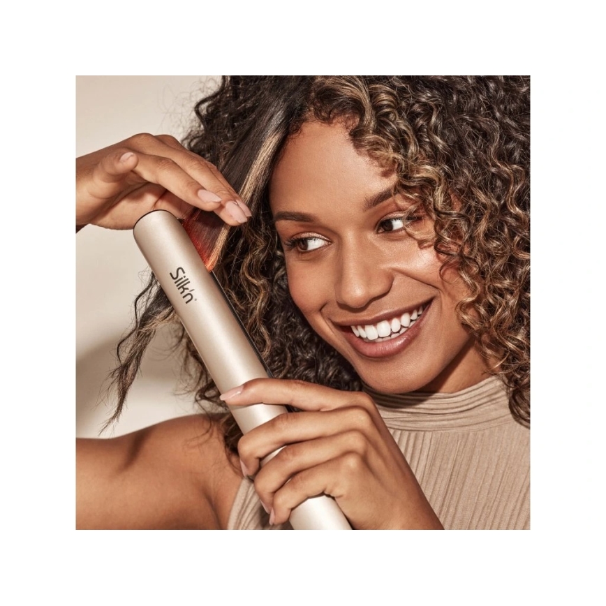 Silk’n - Ισιωτικό μαλλιών με υπέρυθρη τεχνολογία SILKY STRAIGHT 230V, χρυσό