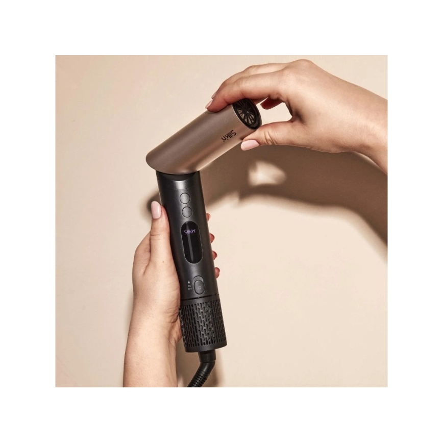 Silk’n - Σεσουάρ μαλλιών SILKYAIR FLEX 230V μαύρο/χρυσό