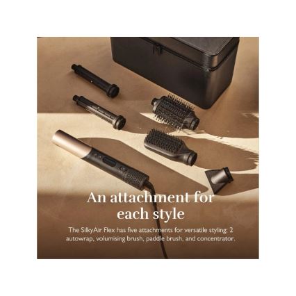 Silk’n - Σεσουάρ μαλλιών SILKYAIR FLEX 230V μαύρο/χρυσό