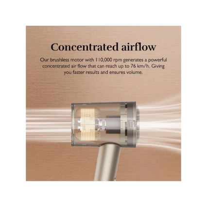 Silk’n - Πιστολάκι μαλλιών SILKYAIR PRO 1600W/230V χρυσό