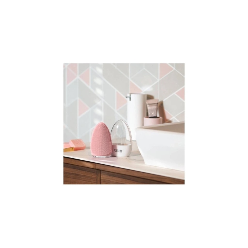 Silk’n - Βούρτσα καθαρισμού προσώπου BRIGHT 5V/500 mAh ροζ