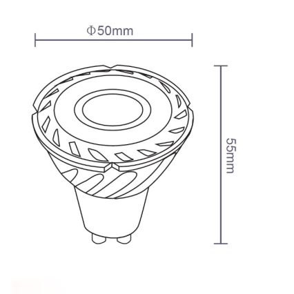 Sinclair - Λαμπτήρας LED GU10/5W/230V 4000K