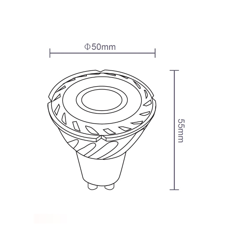 Sinclair - Λαμπτήρας LED GU10/5W/230V 4000K