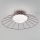 SIRU - Φωτιστικό οροφής SUNRISE 1xGX53/10W/230V καφέ/λευκό Venetian Γυαλί