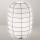SIRU - Φωτιστικό τοίχου LANTERNA 1xE27/60W/230V μαύρο/λευκό Venetian Γυαλί