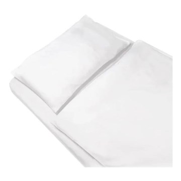 SkinPro Silver - Αντιβακτηριακή θήκη παπλώματος 100x135 cm λευκή