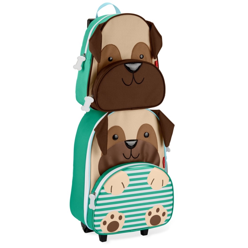 Skip Hop - Παιδική βαλίτσα ταξιδιού ZOO μπουλντόγκ
