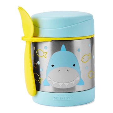 Skip Hop - Θερμός για φαγητό με κουτάλι/πιρούνι ZOO 325 ml καρχαρίας