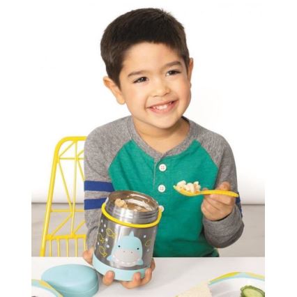 Skip Hop - Θερμός για φαγητό με κουτάλι/πιρούνι ZOO 325 ml καρχαρίας